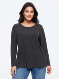 Supersoft Stretch Heather Crew Neck T-Shirt