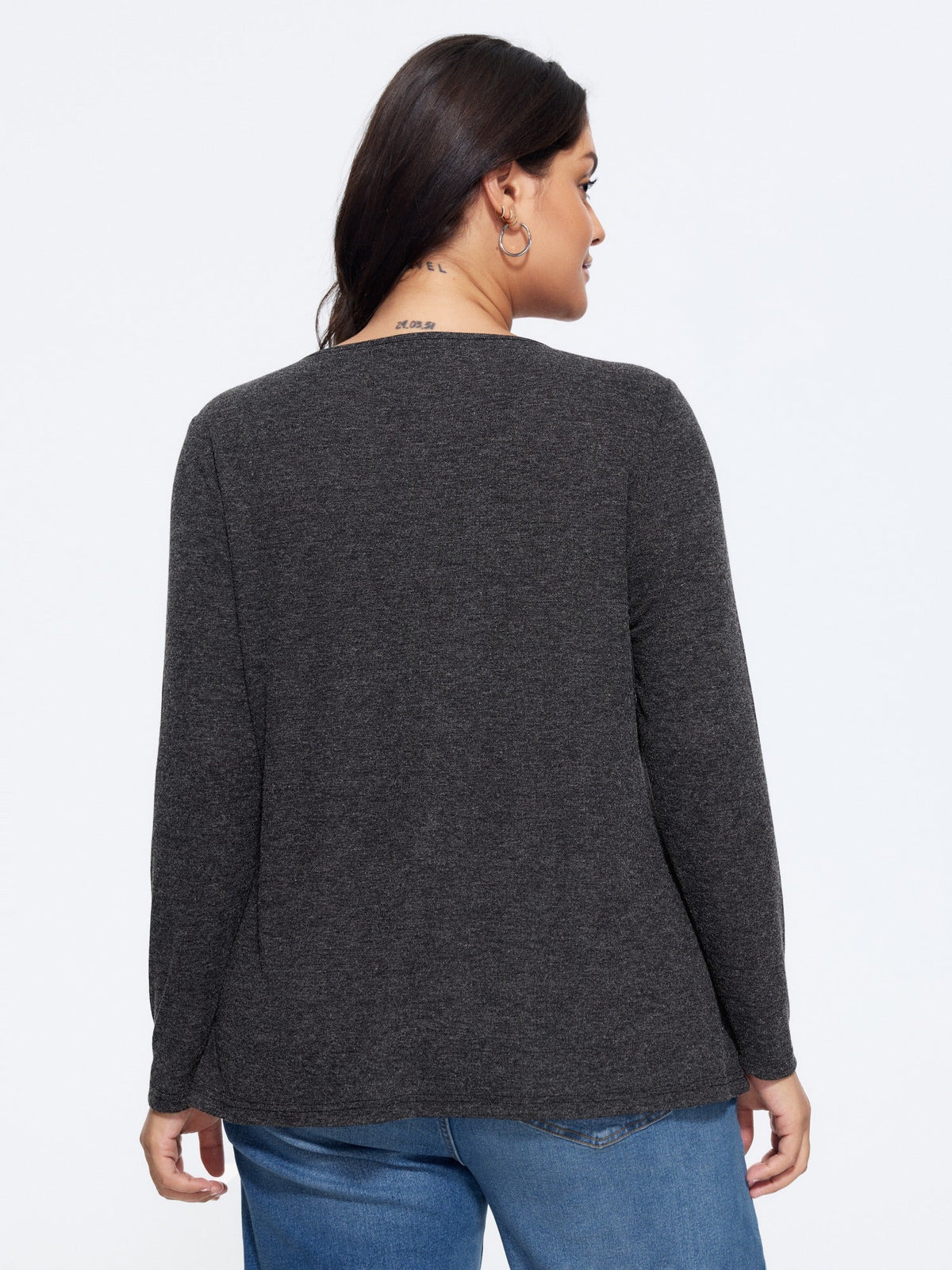 Supersoft Stretch Heather Crew Neck T-Shirt
