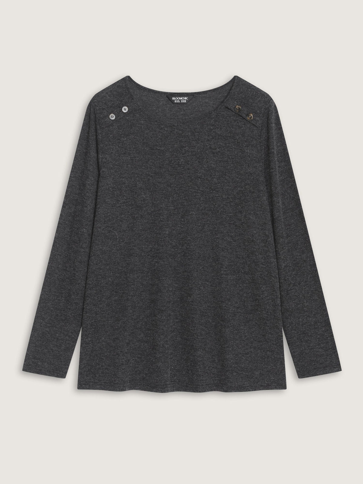 Supersoft Stretch Heather Crew Neck T-Shirt