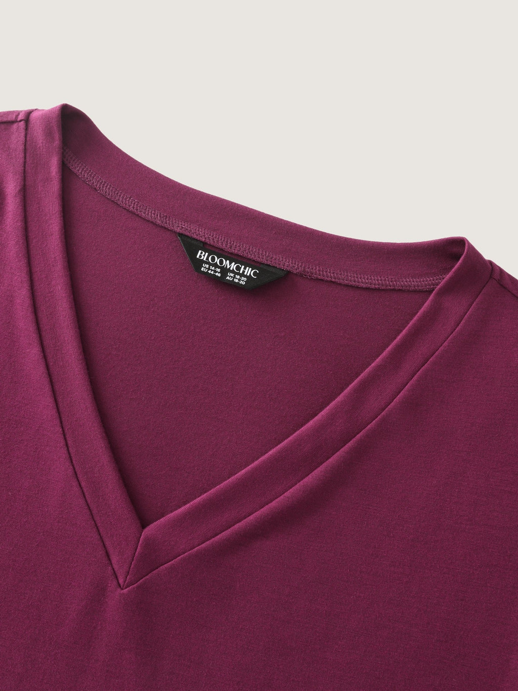 Supersoft Solid Asymmetrical Hem T-Shirt