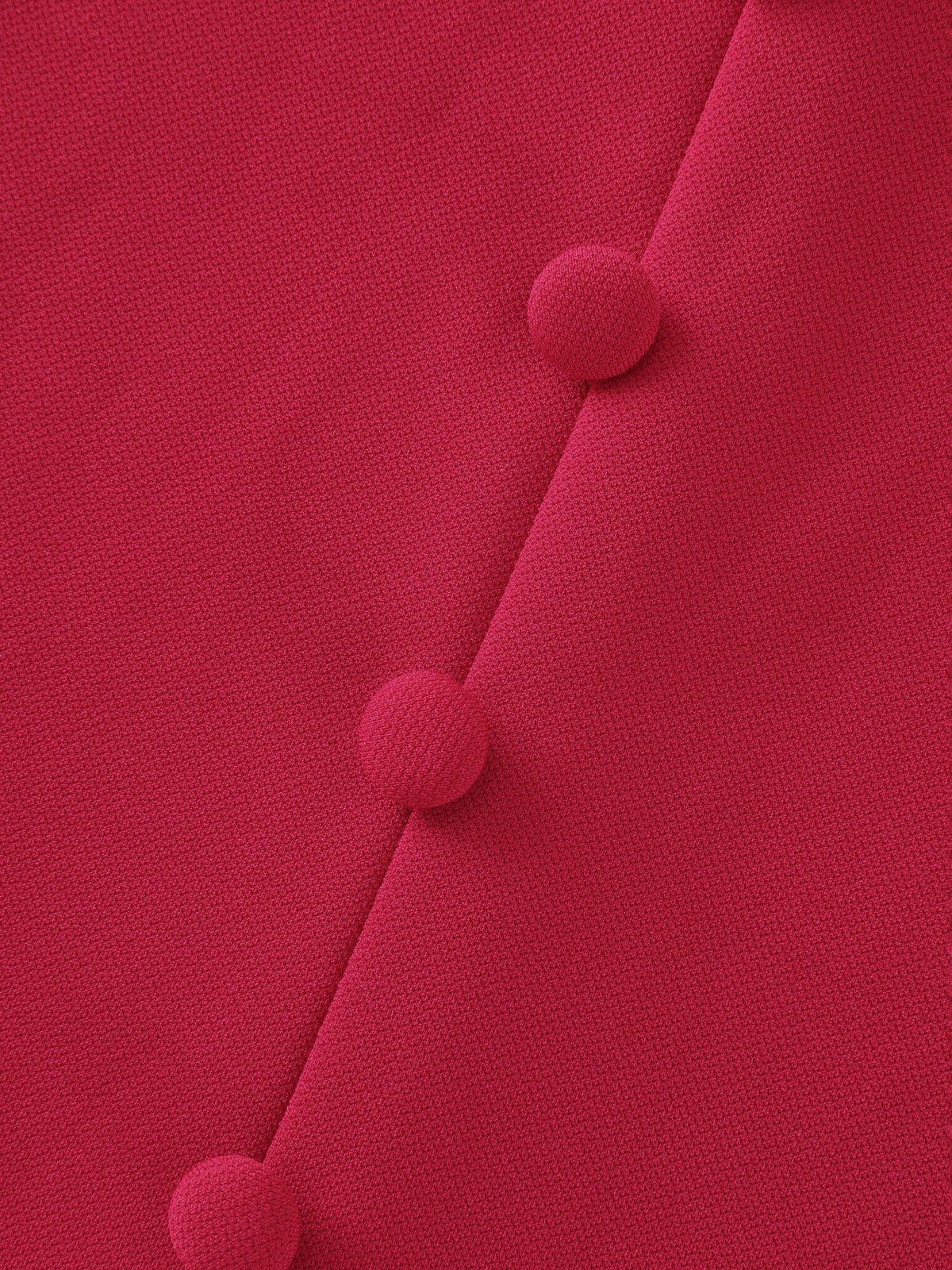 Solid Button Detail Spaghetti Strap Midi Dress