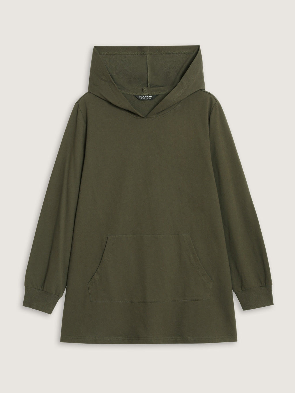 Cotton Kangaroo Pocket Loose Fit Hoodie Sweatshirt