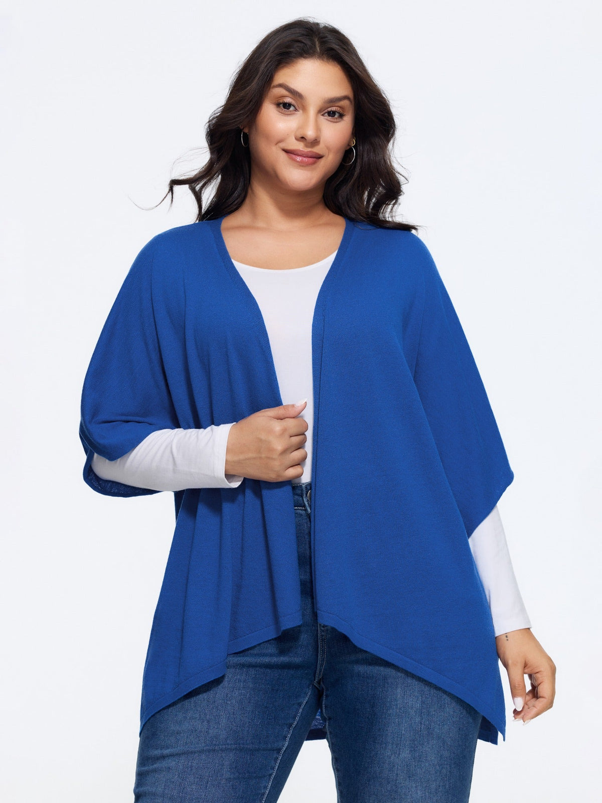 Supersoft Batwing Sleeve Open Front Cardigan