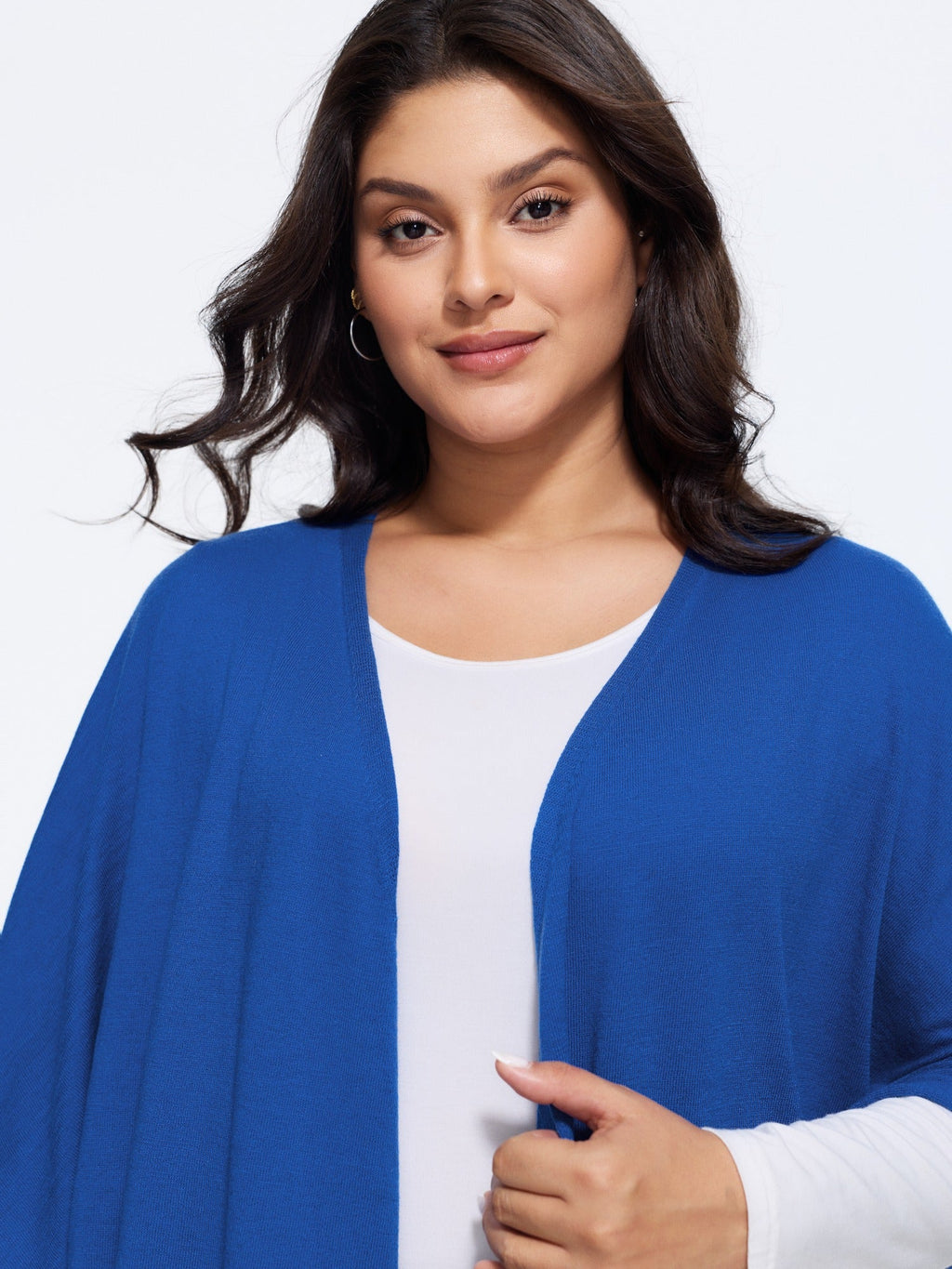 Supersoft Batwing Sleeve Open Front Cardigan