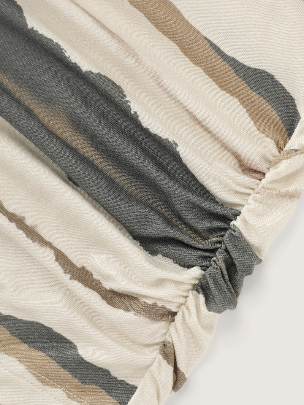 Supersoft Crew Neck Tie‑Dye Striped T‑Shirt