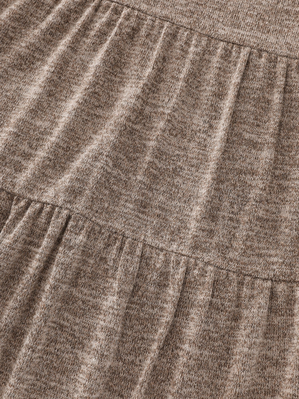 Supersoft Stretch Tiered Ruffle Hem Top