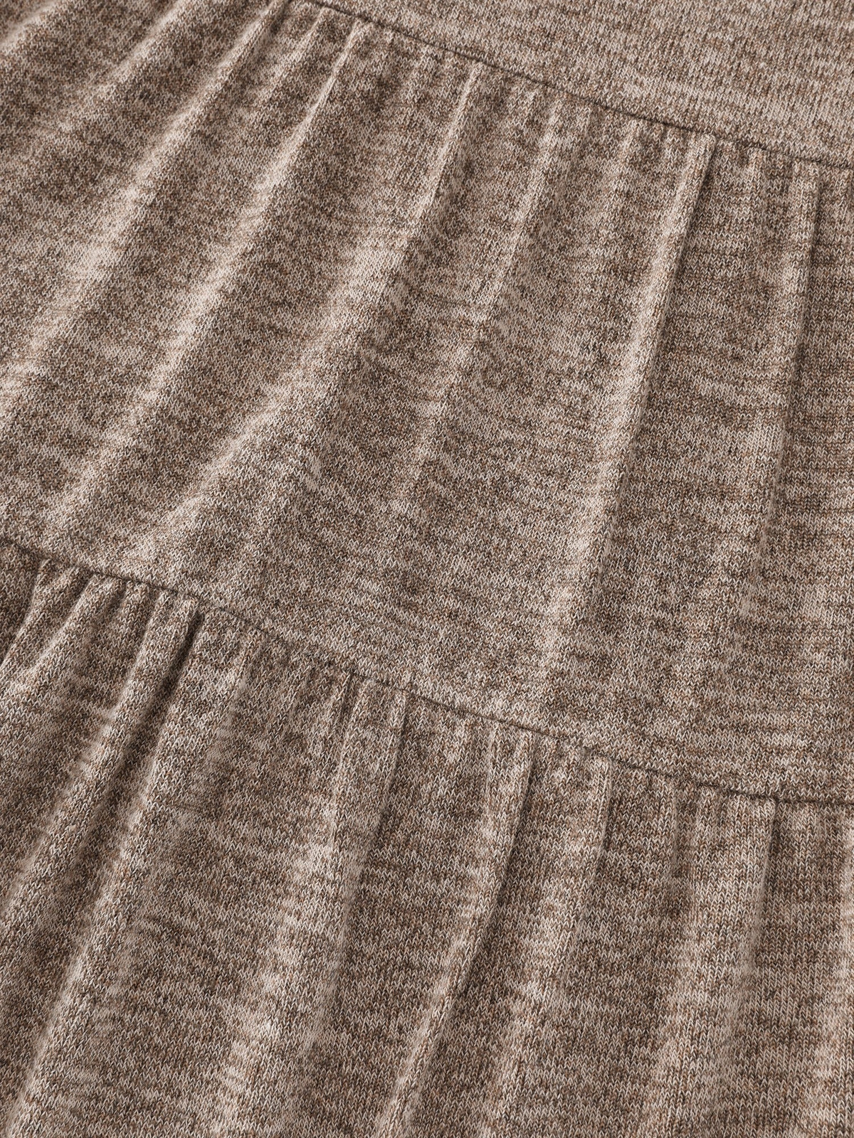 Supersoft Stretch Tiered Ruffle Hem Top