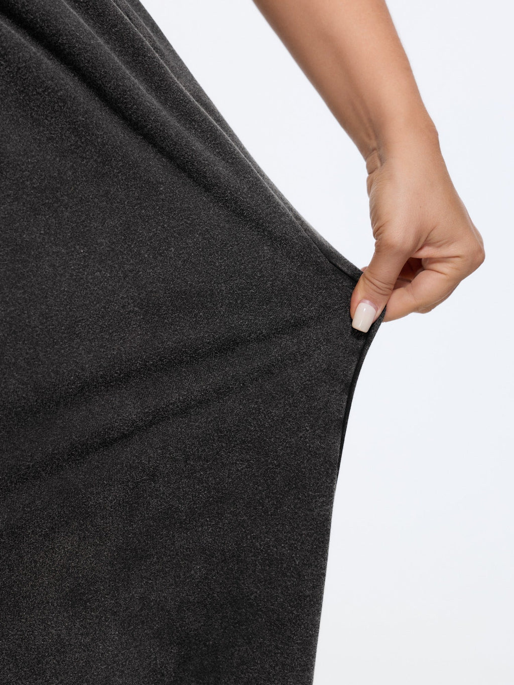 Vintage Washed Stretch Wide Leg Pants