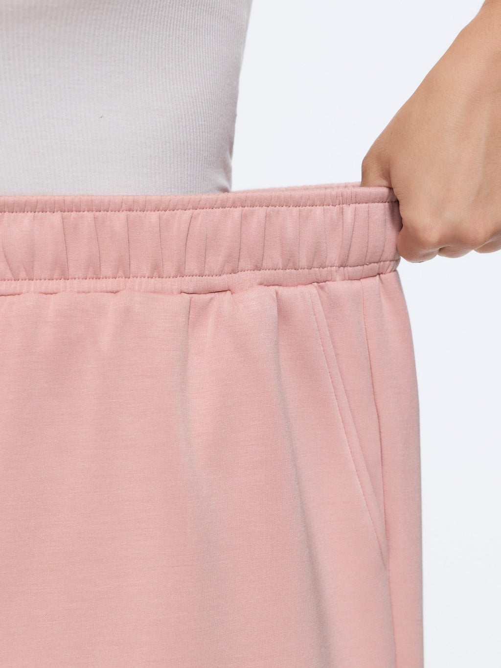 Supersoft Stretch Solid Wide Leg Pants