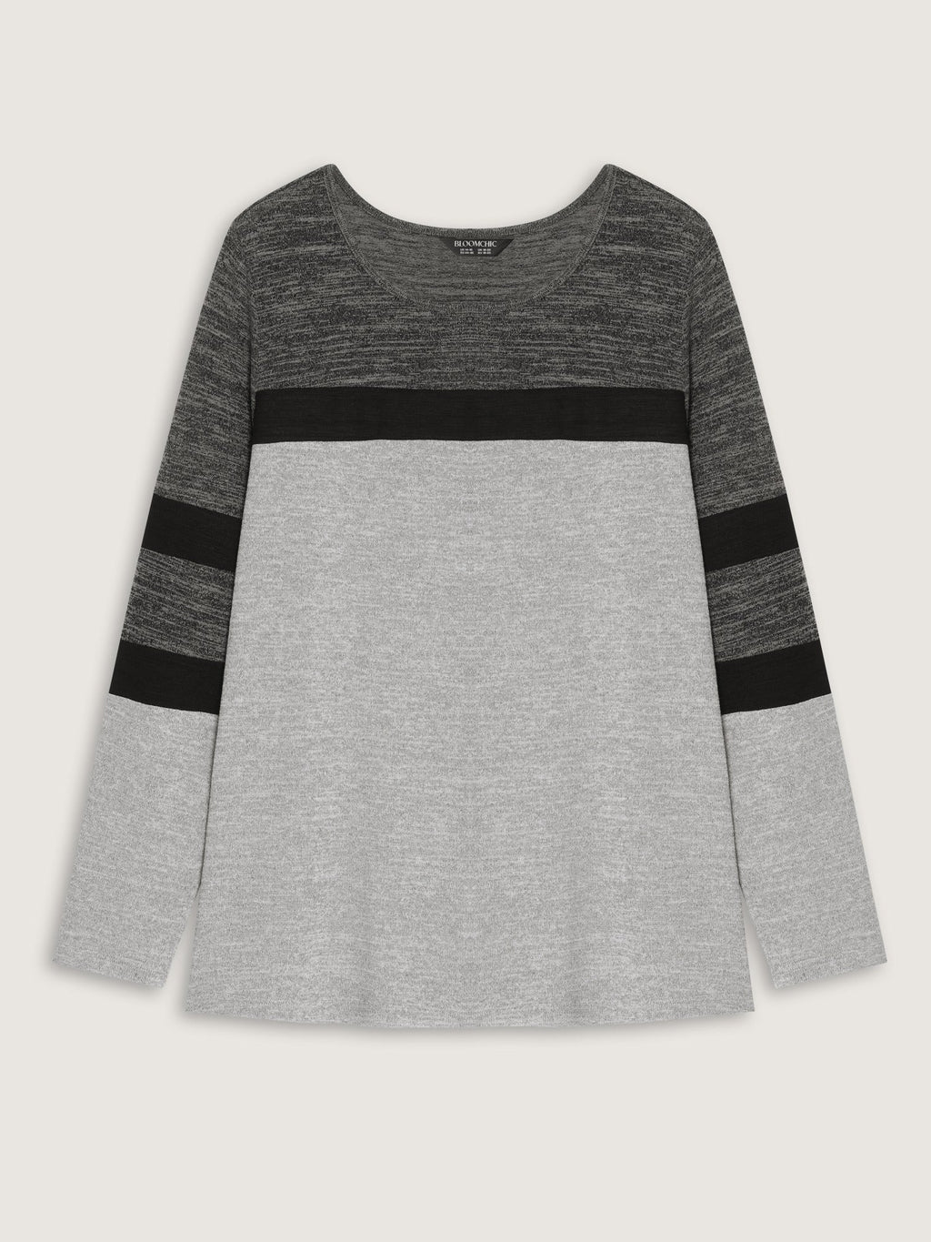 Supersoft Round Neck Color Contrast T-Shirt