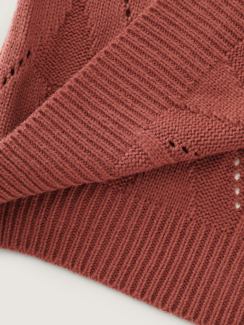 Tie Front Cutout Cable Knit Cardigan