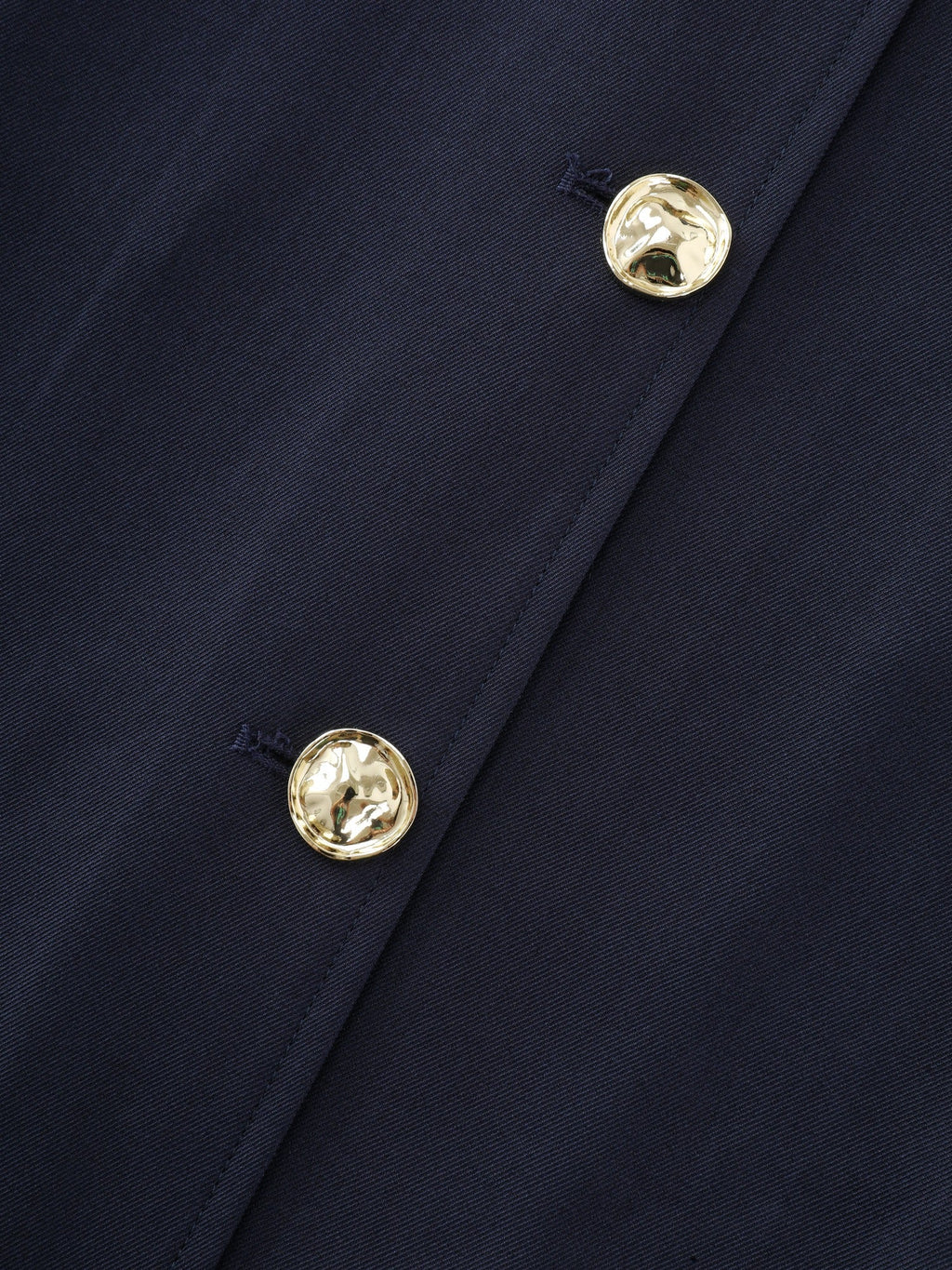 Lapel Collar Metal Button Front Sleeveless Mini Dress
