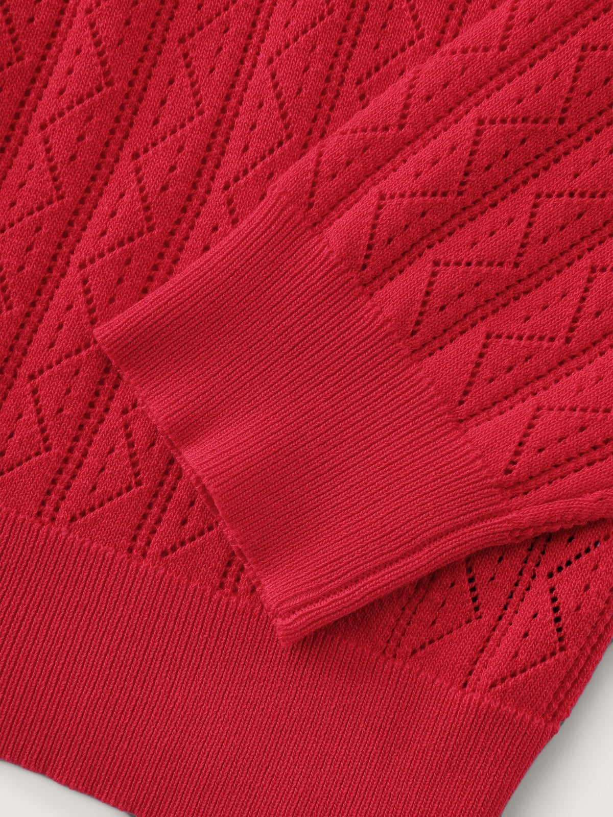 Round Neck Cut Out Open Front Cardigan