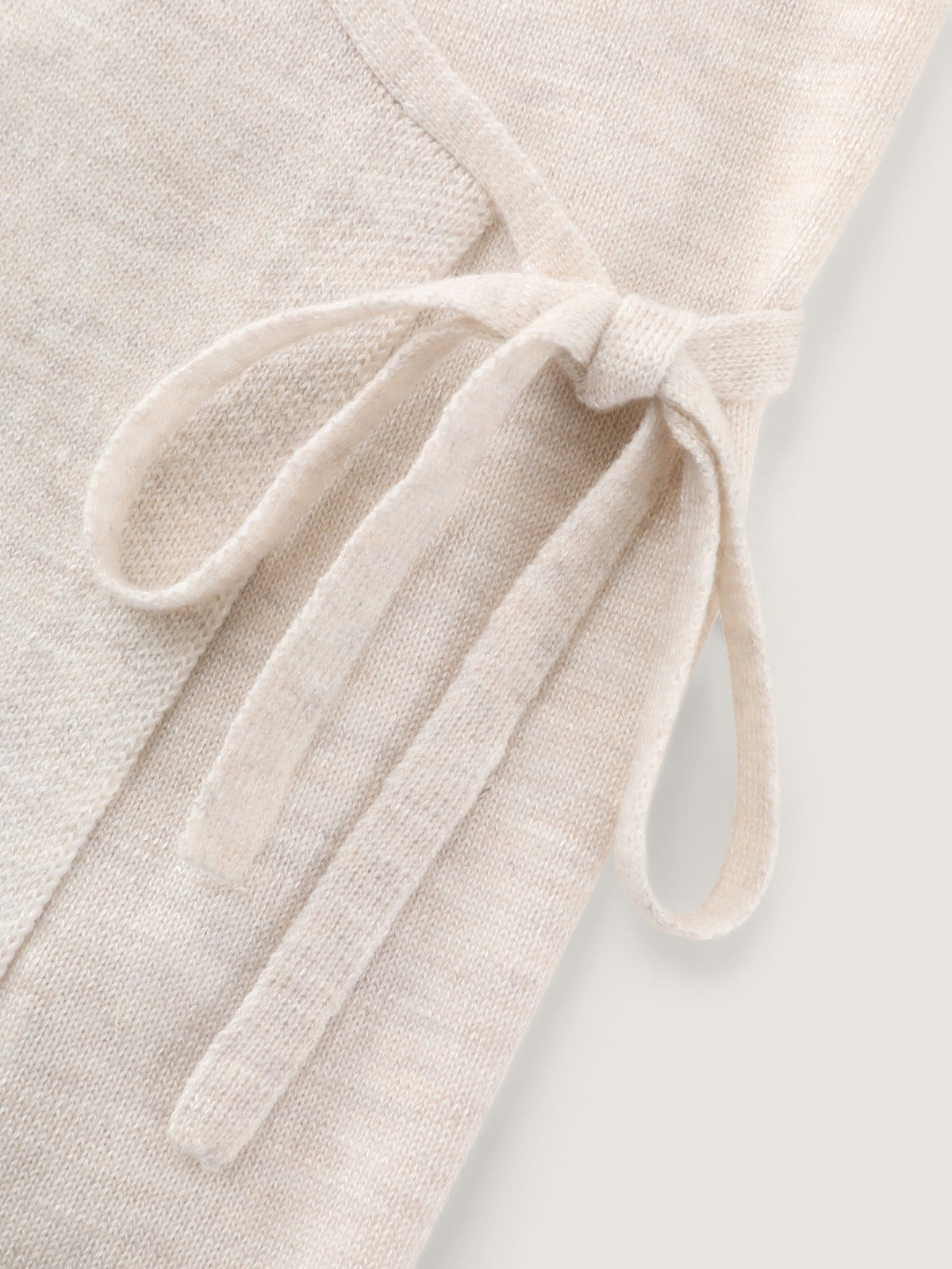 Wrap Side Tie Adjustable Waist Cardigan