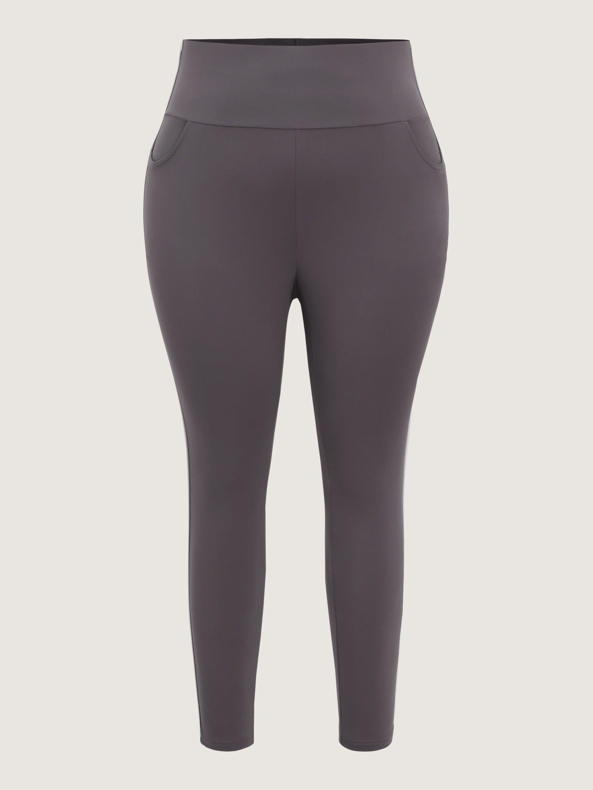 Stretch Solid Pocket Leggings