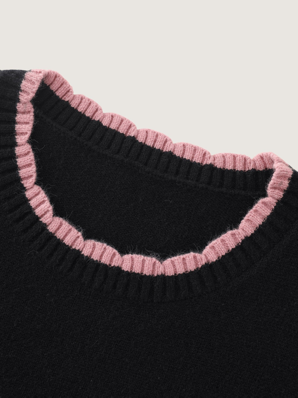 Supersoft Textured Crochet Floral Applique Sweater Vest