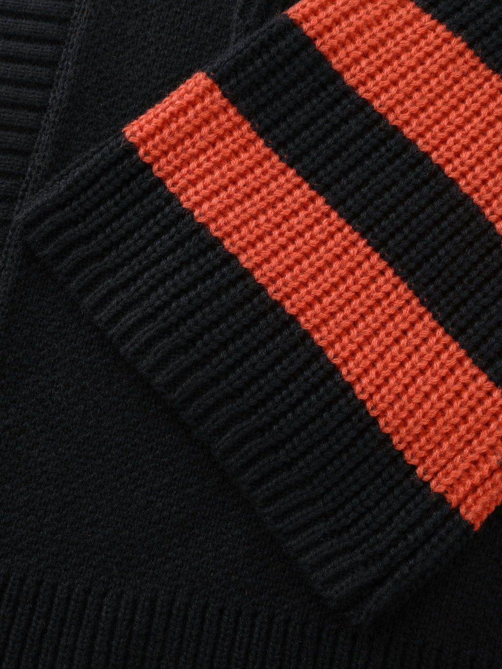 Jack‑O‑Lantern Jacquard Pocket Open‑Front Cardigan