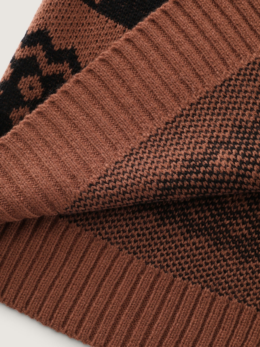 Cat Bat Geometric Jacquard Button Front Cardigan