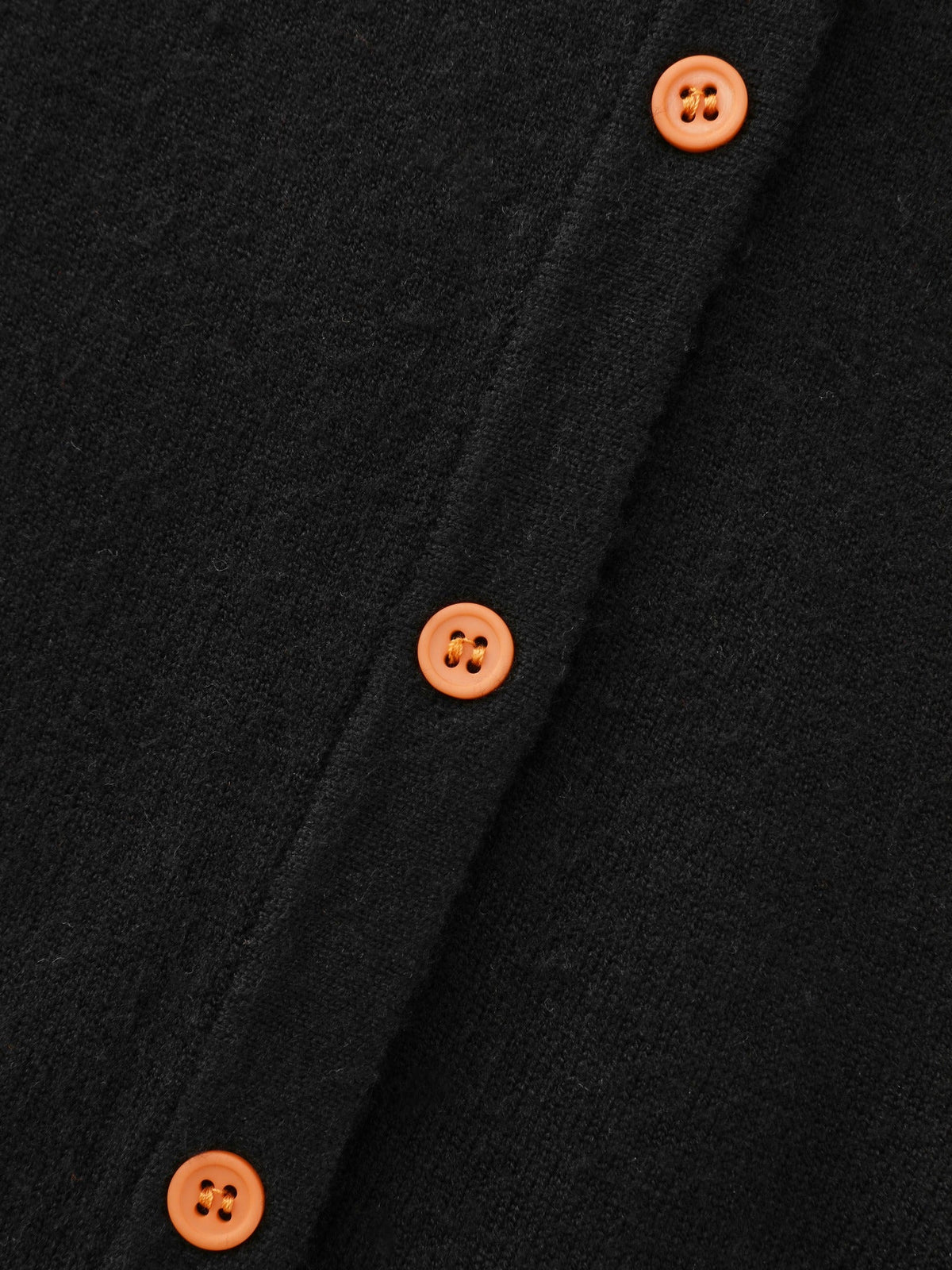 Halloween Pumpkin Bat Embroidery Button Front Cardigan