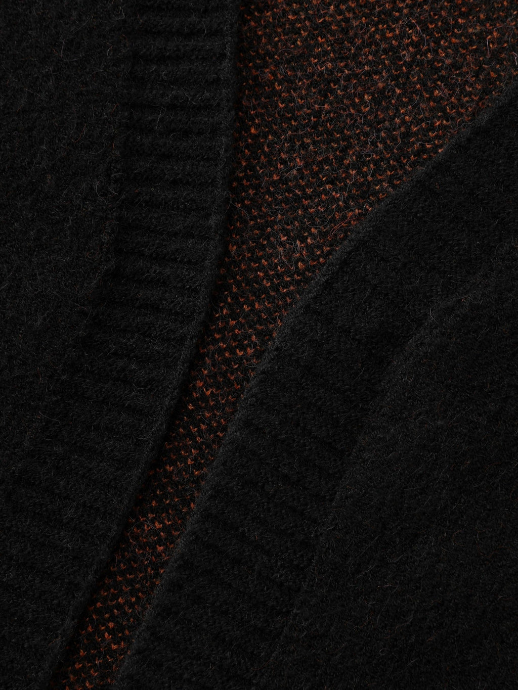Supersoft Pumpkin Jacquard Pocket Open Front Cardigan