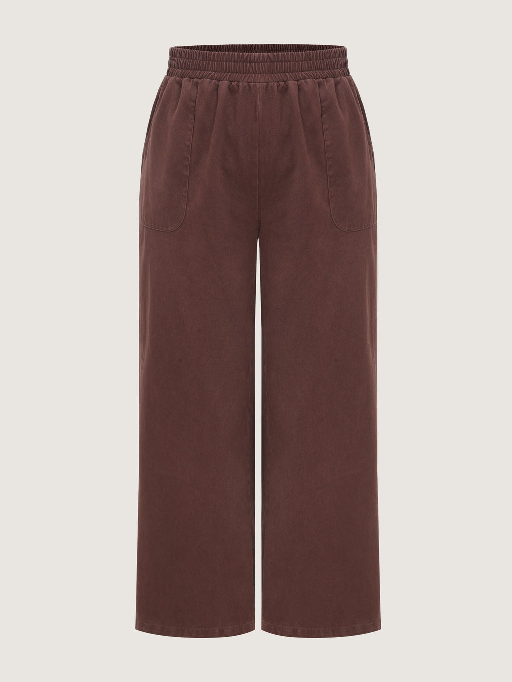 Washed Pocket Wide Leg Pants