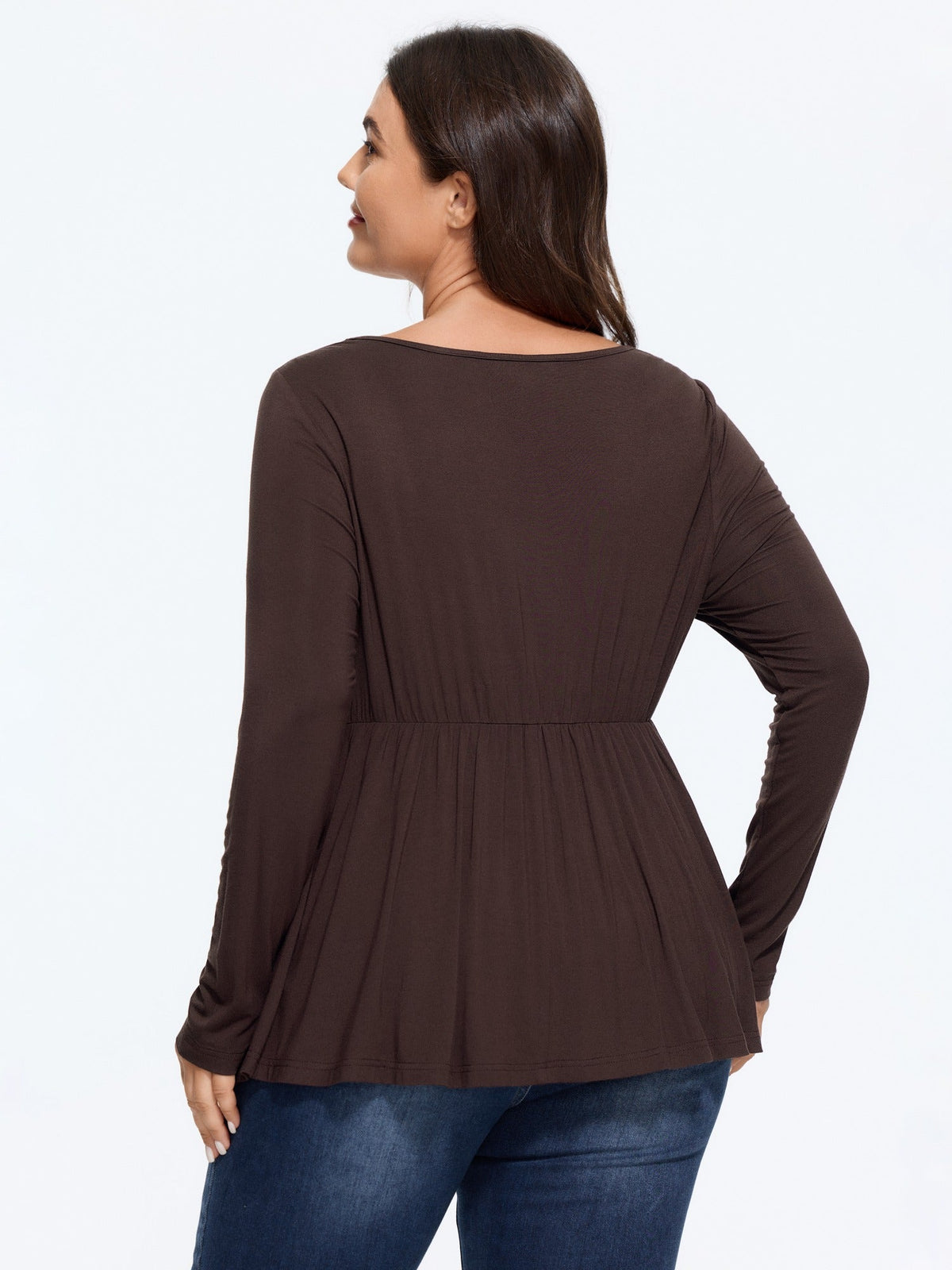 Supersoft Square Neck Lace Trim Bow Detail Blouse