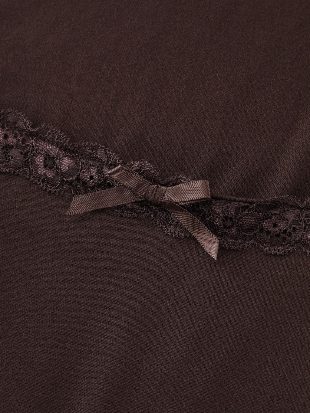 Supersoft Square Neck Lace Trim Bow Detail Blouse