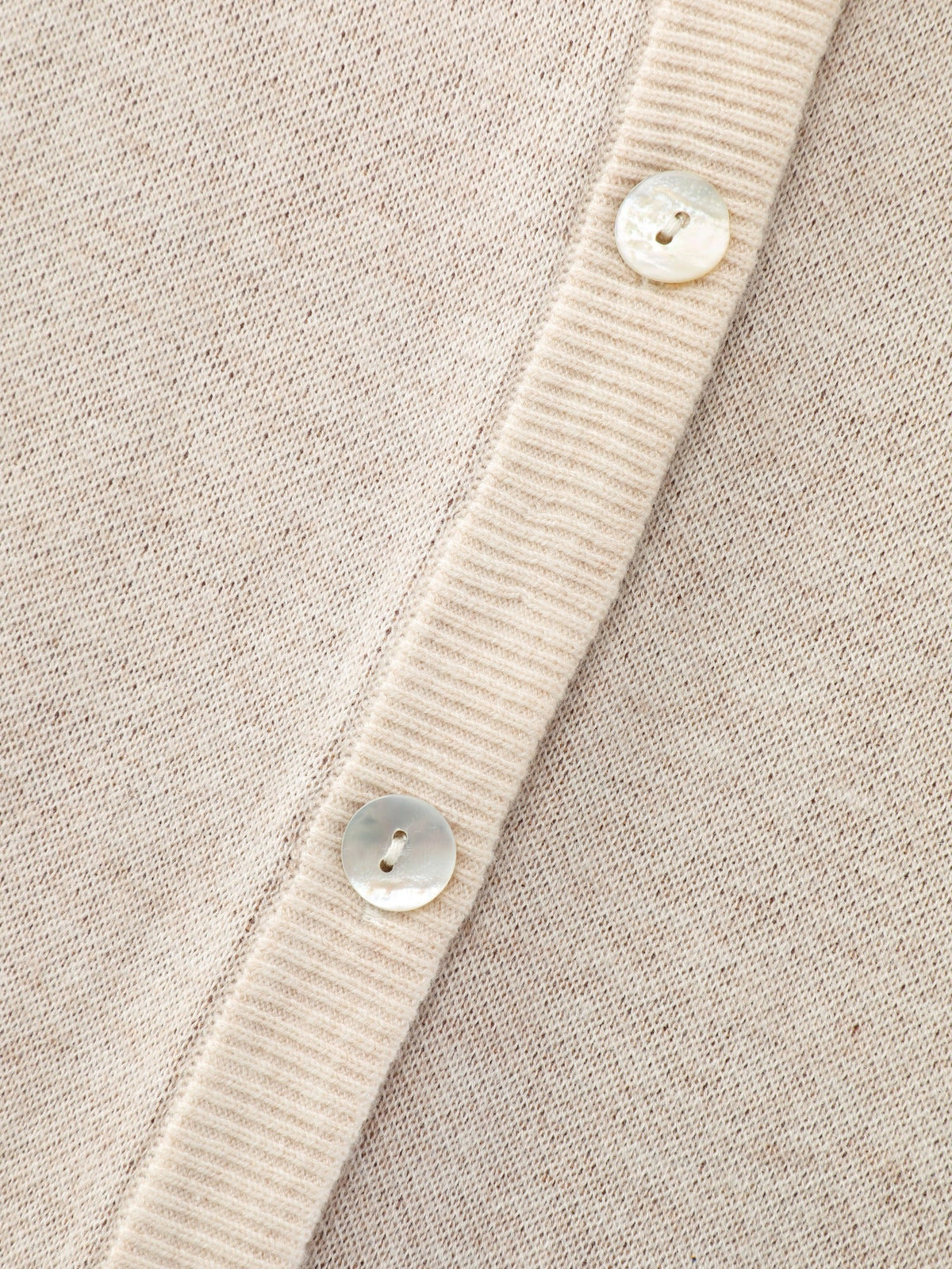 Rabbit Jacquard Round Neck Button Down Cardigan