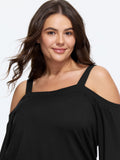 Cold Shoulder Casual Sweatshirt