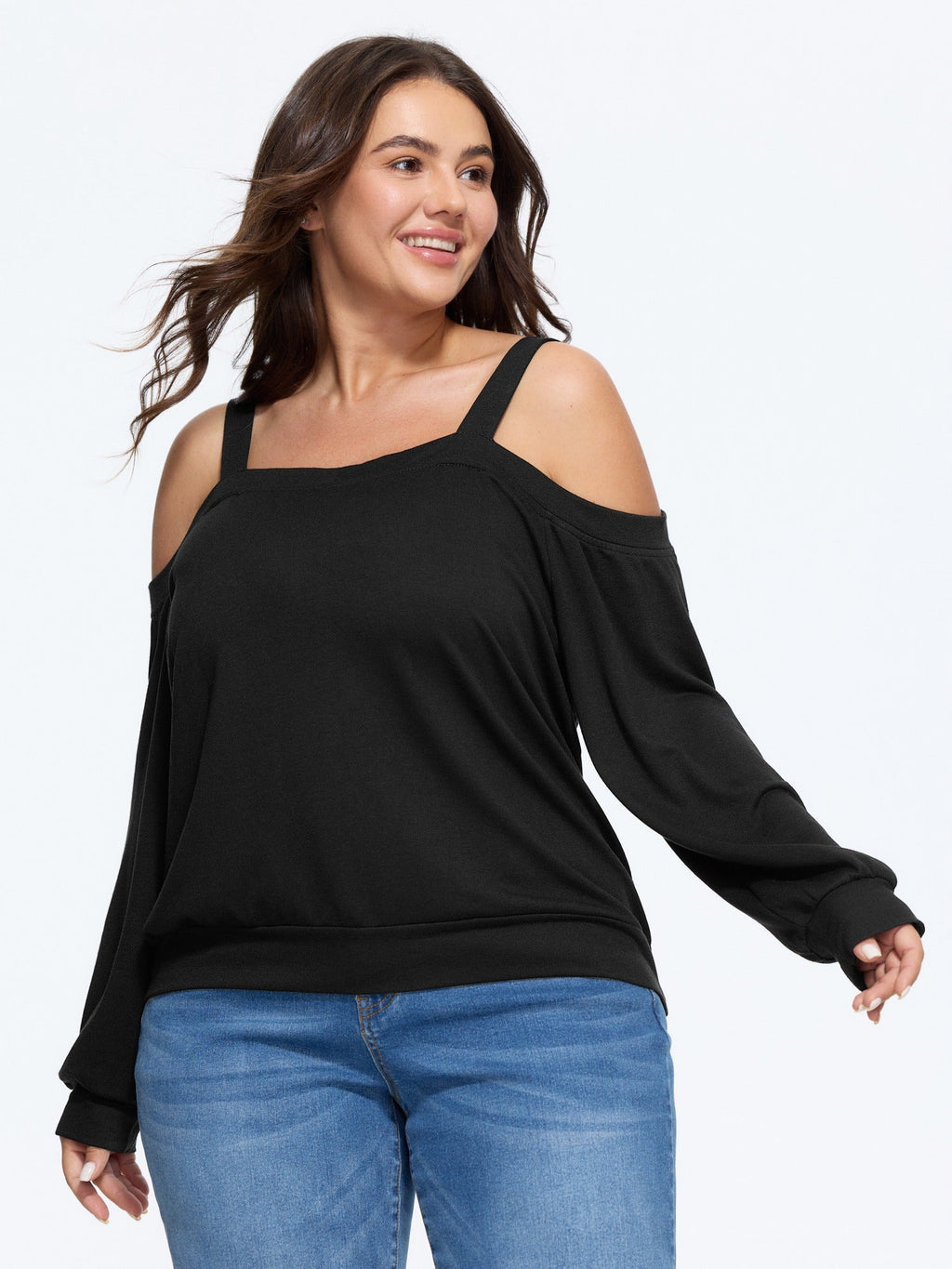 Cold Shoulder Casual Sweatshirt