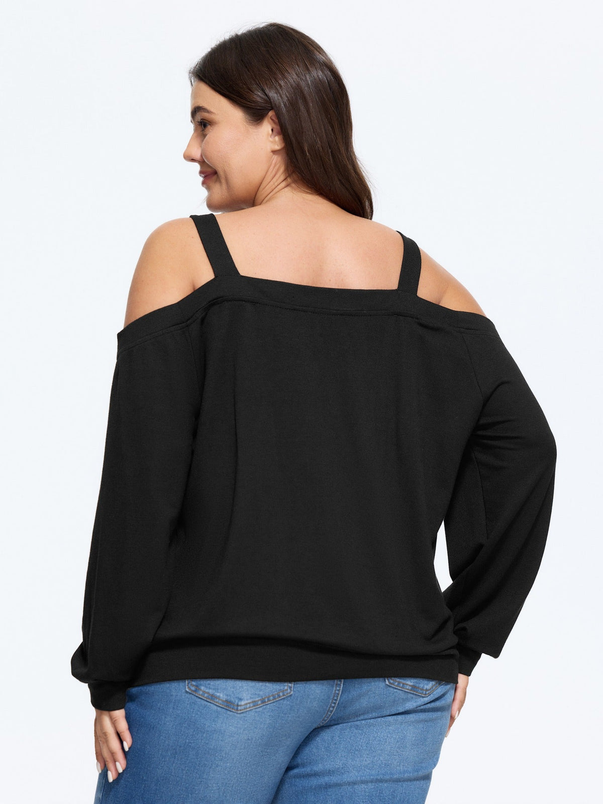 Cold Shoulder Casual Sweatshirt