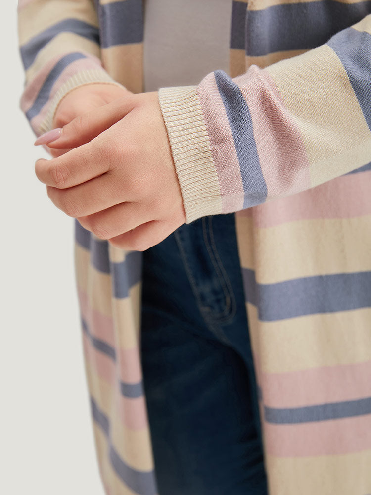 Supersoft Essentials Striped Contrast Cardigan