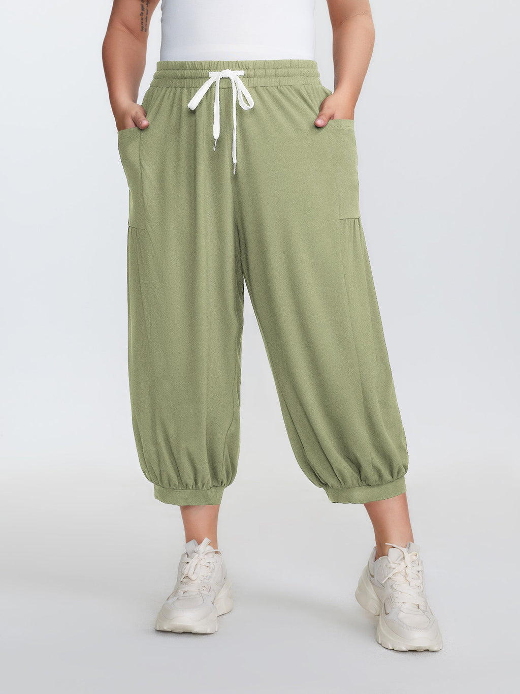 Supersoft Drawstring Cropped Jogger Pants