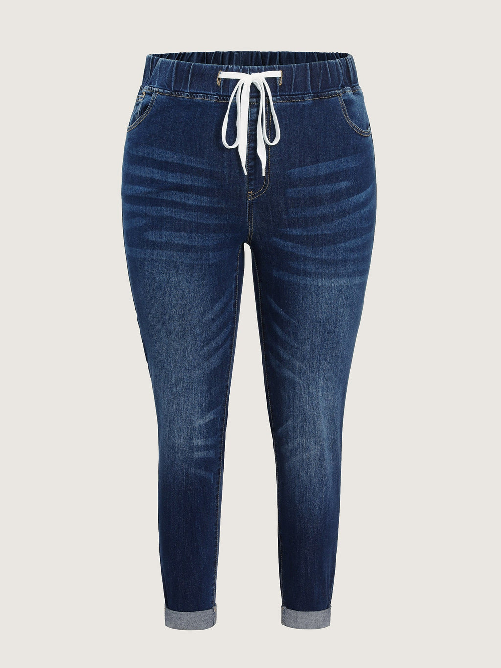 Pull-On Stretchy Skinny-Fit Jeans