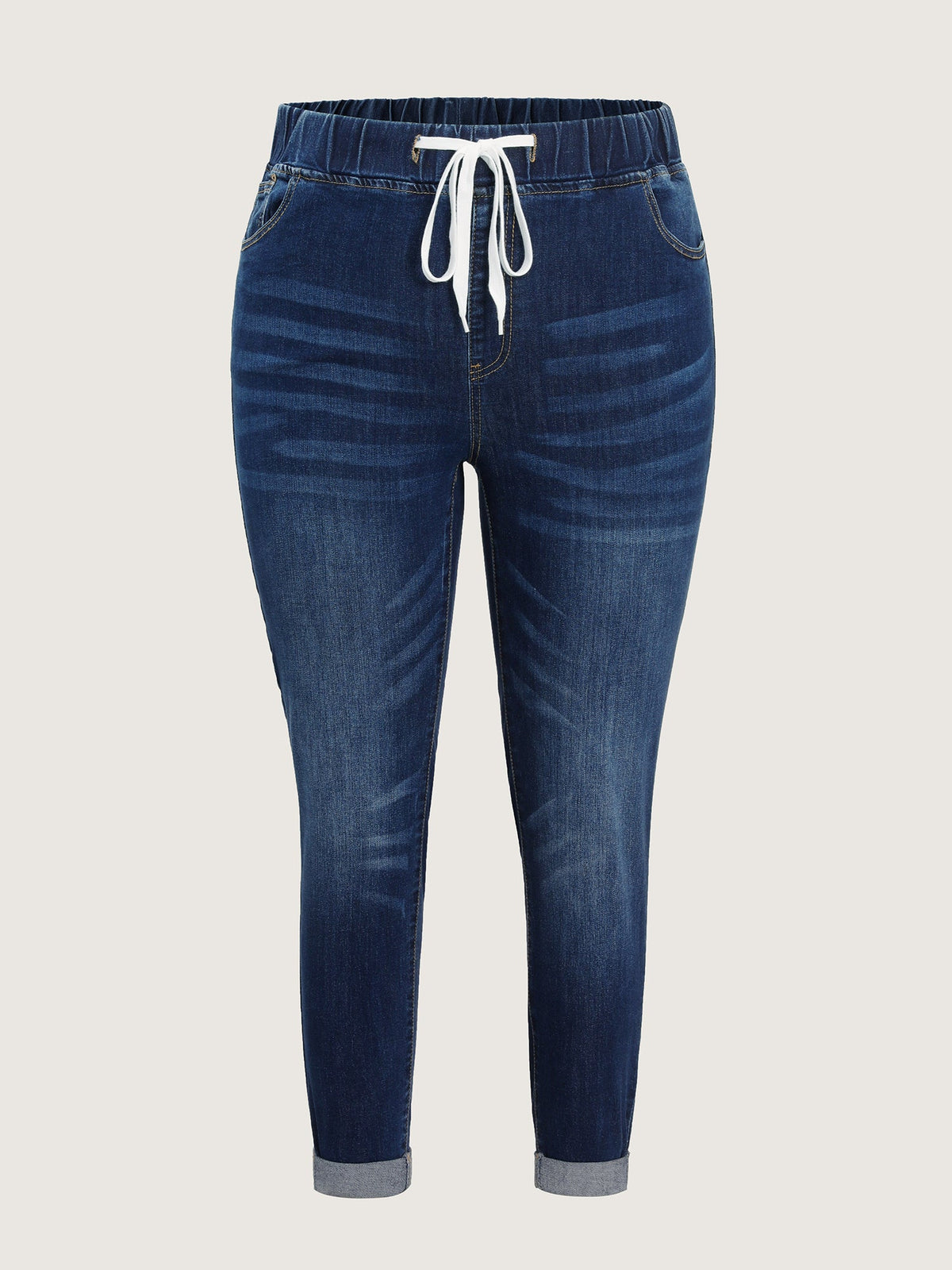 Pull-On Stretchy Skinny-Fit Jeans