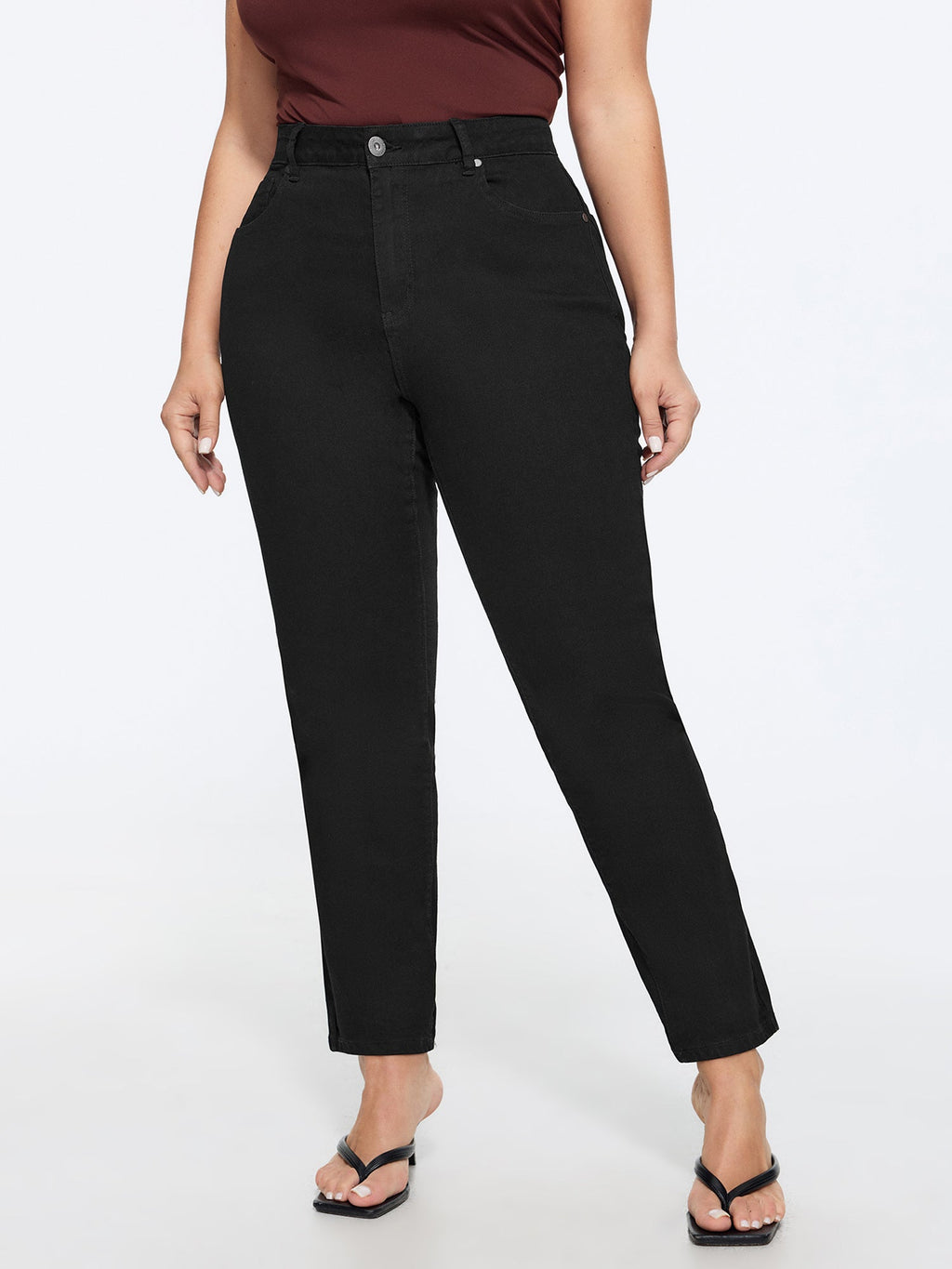 Stretchy High Waist Skinny Fit Jeans