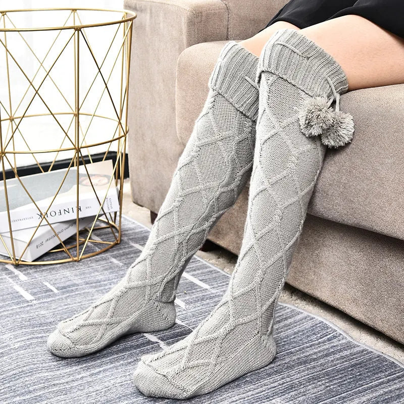 Over The Knee Knit Socks