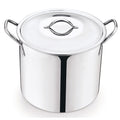 8 Quart Stainless Steel Stock Pot with Metal Lid & Dual Handles, Large Cooking Pot for Soup, Stew, Boiling, Commercial & Home Use