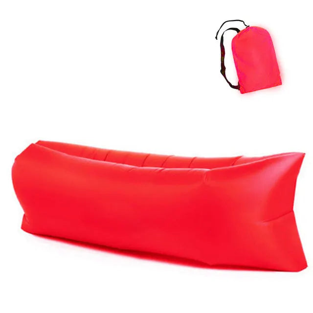 Inflatable Recliner Air Sofa Light Beach Sleeping Camping Bag