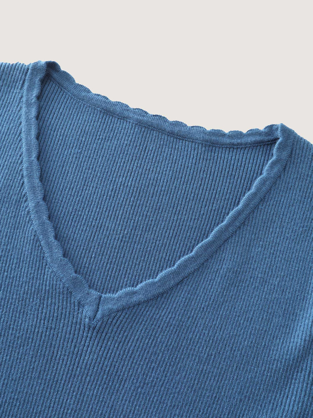 Supersoft Textured Fitted Stretchy Pullover