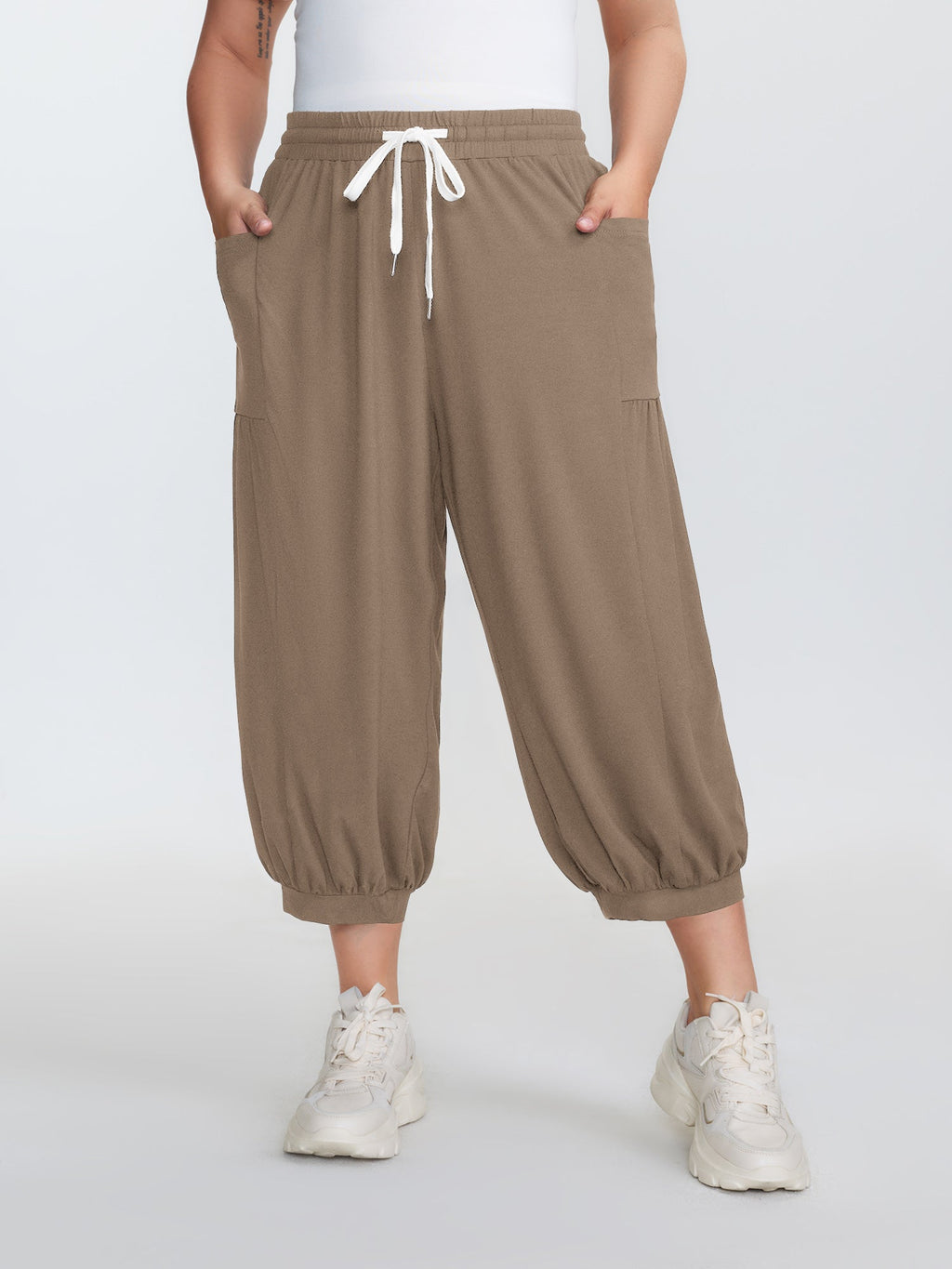 Supersoft Drawstring Cropped Jogger Pants
