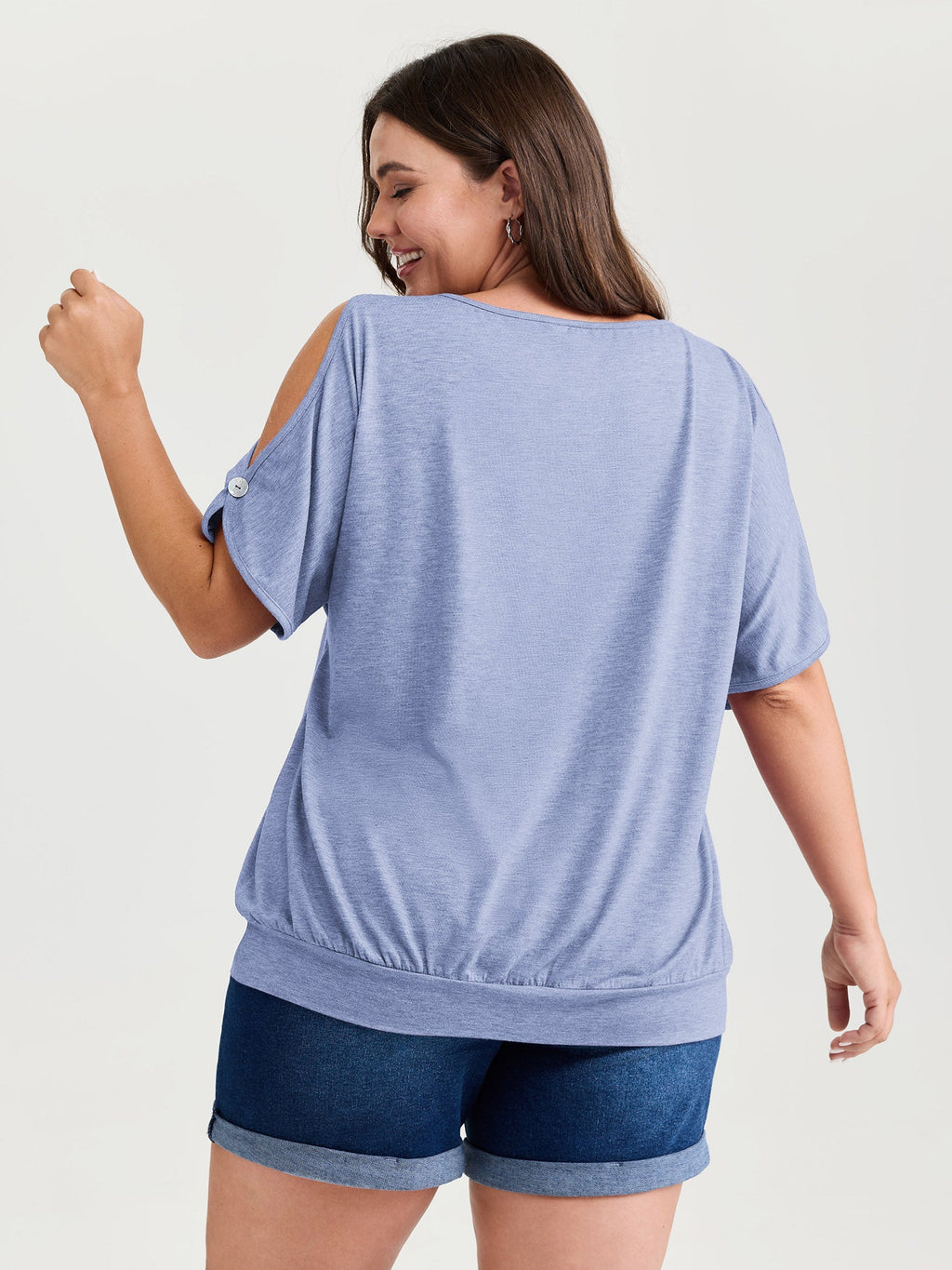 Supersoft Cut-Out Shoulder T-Shirt