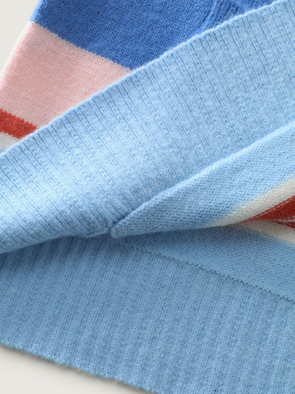 Colorblock Super Stretchy Pockets Knit Cardigan