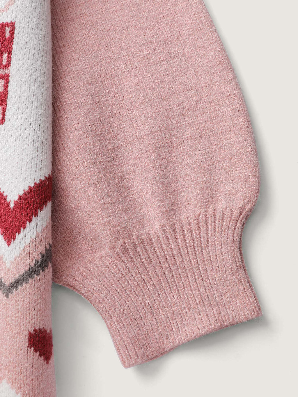 Supersoft Holiday Pattern Drop Shoulder Pullover