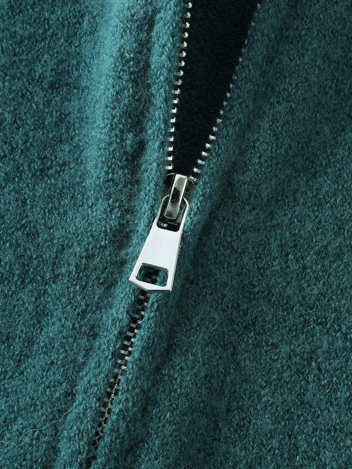 Supersoft Zipper Pockets Hooded Knit Cardigan