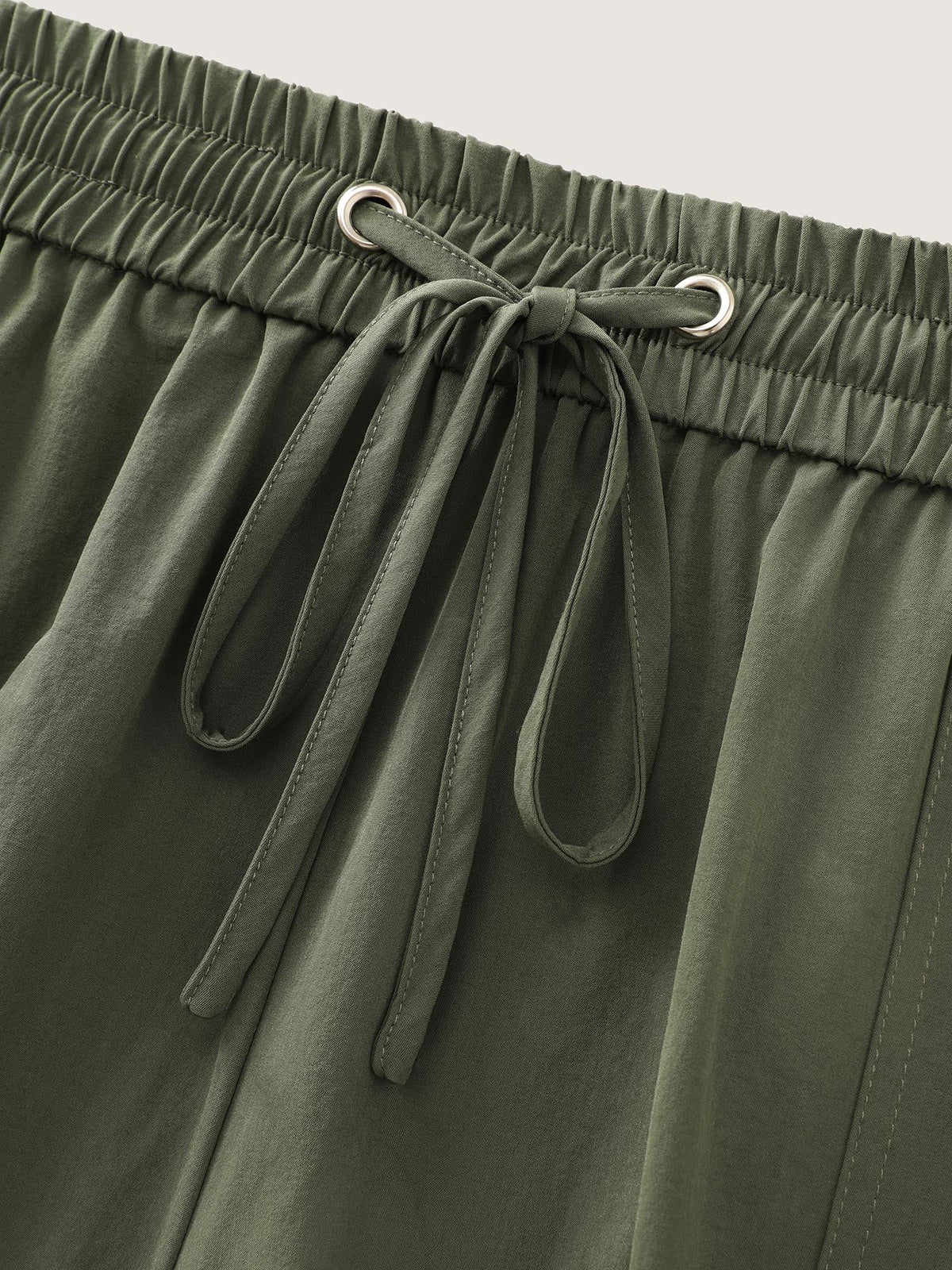 Elastic Waist Pocket Cargo Sweatpants