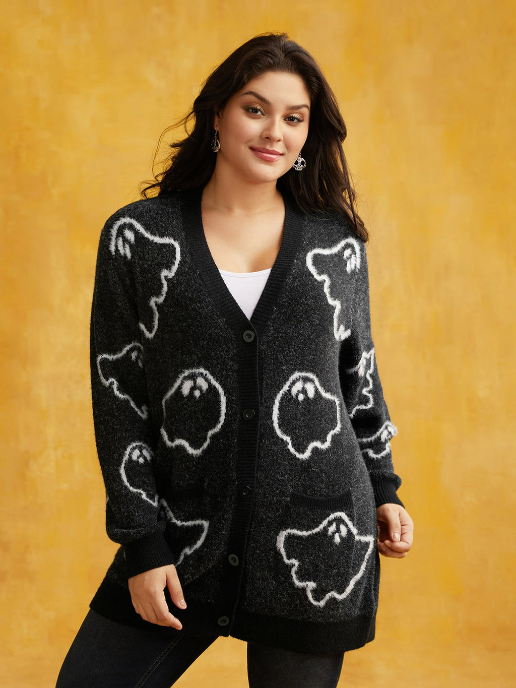 Supersoft Essentials Ghost Mink-Hair Like Cardigan