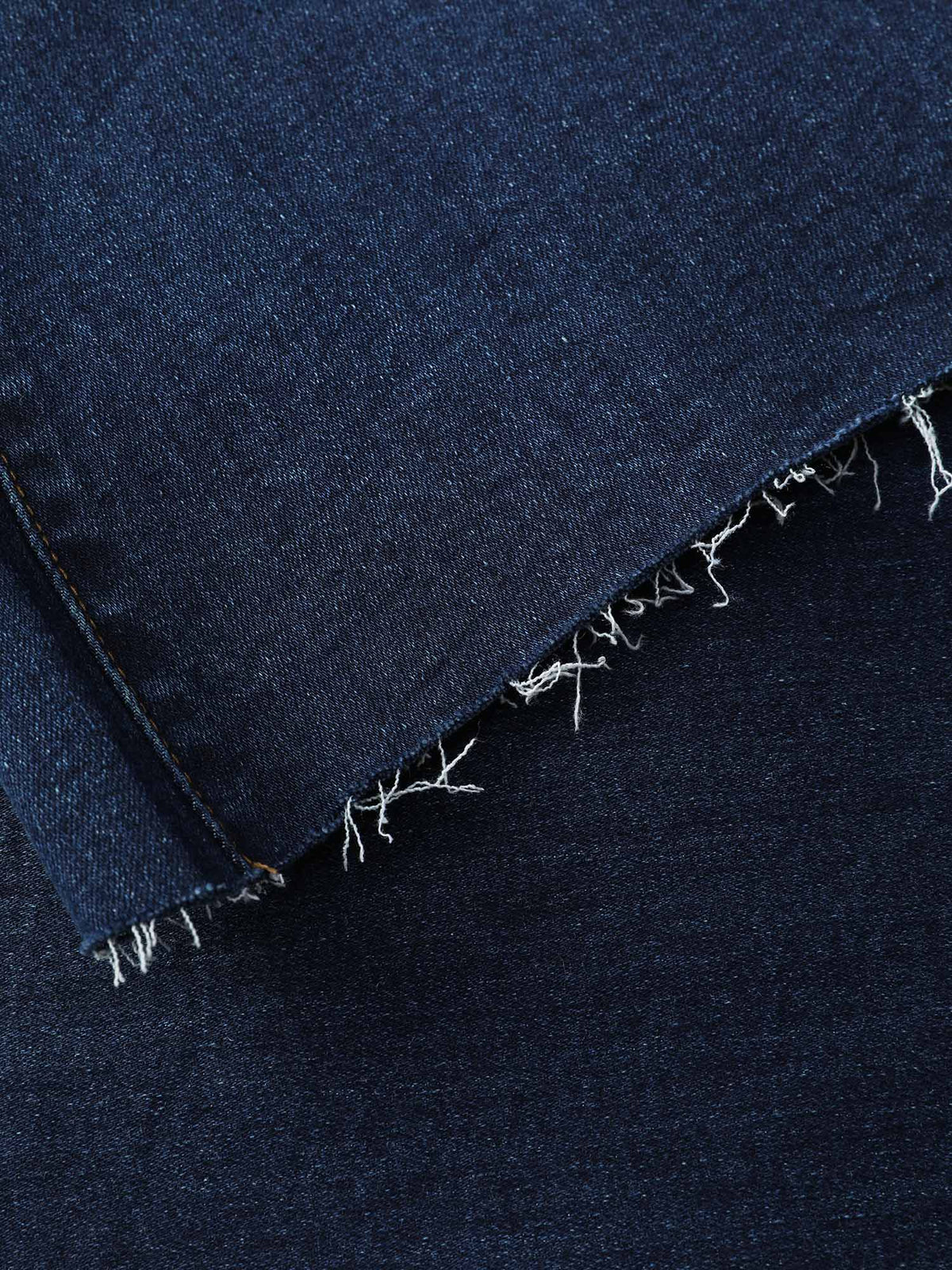 Stretchy Frayed Hem Bootcut Jeans