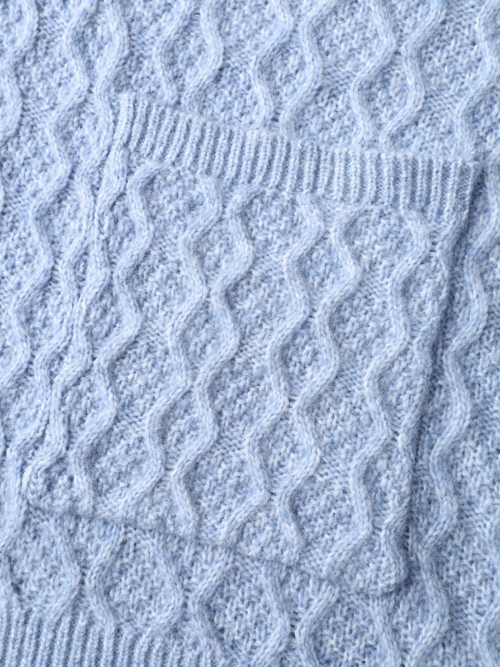 Cable Knit Textured Pockets Cardigan