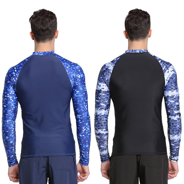 SBART Mens Top Wetsuits Lycra Quick Drying Swim Surf Dive Swimsuit